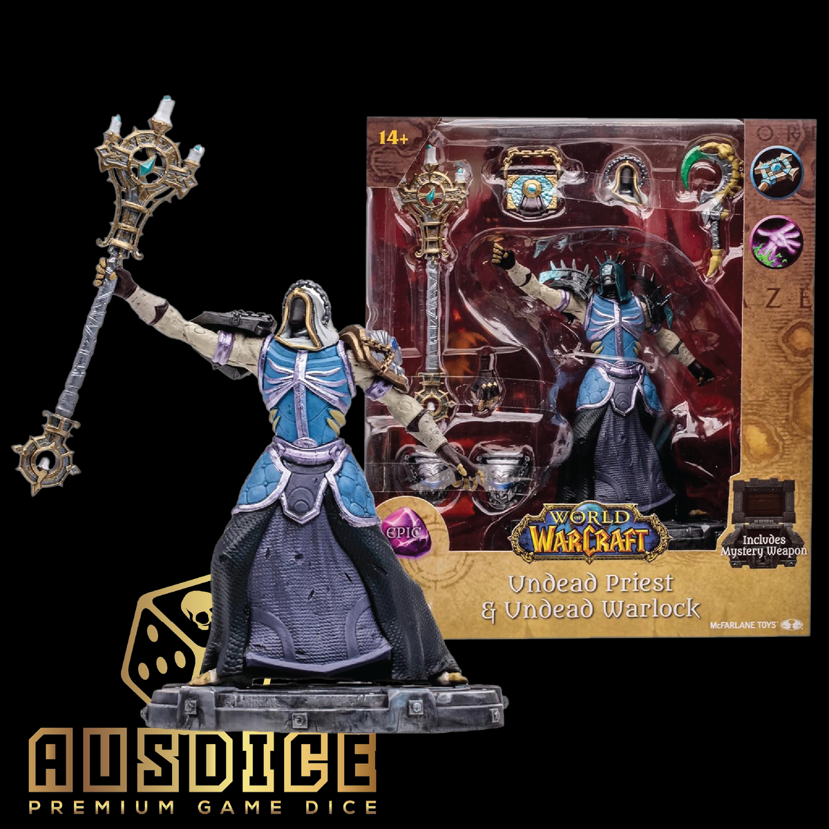 Undead Priest/Warlock: Epic (World of Warcraft) 1:12 Scale