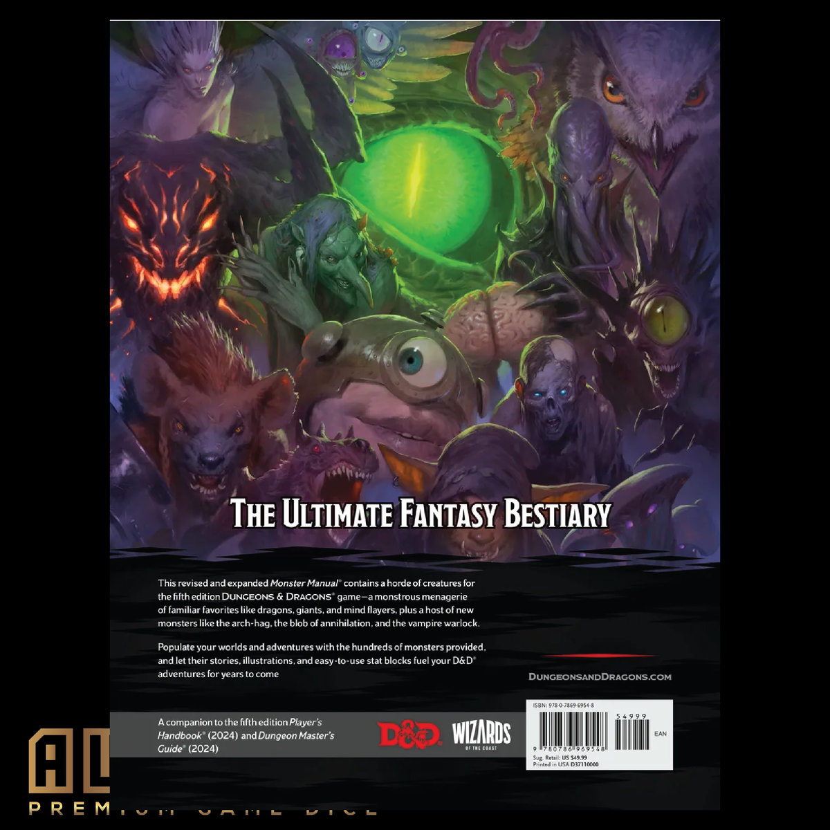 d and monsters D&D Monster Manual Hardcover Book – Ausdice