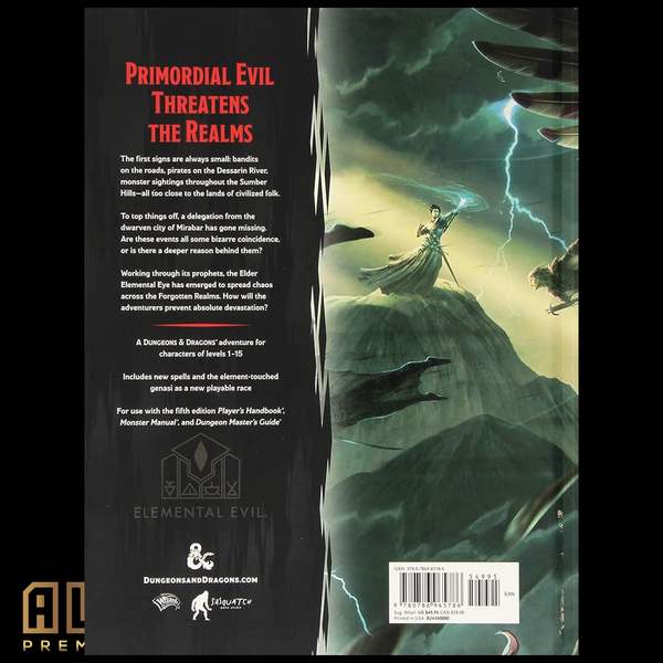 D&D Elemental Evil: Princes of the Apocalypse Hardcover Book
