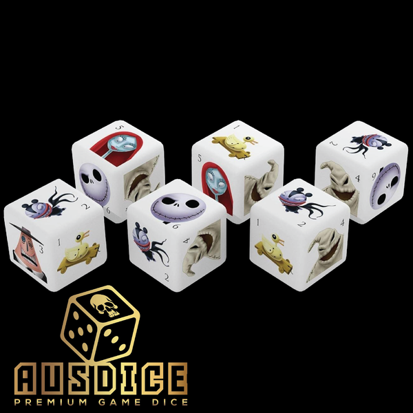 USAopoly Nightmare Before Christmas D6 Dice Set