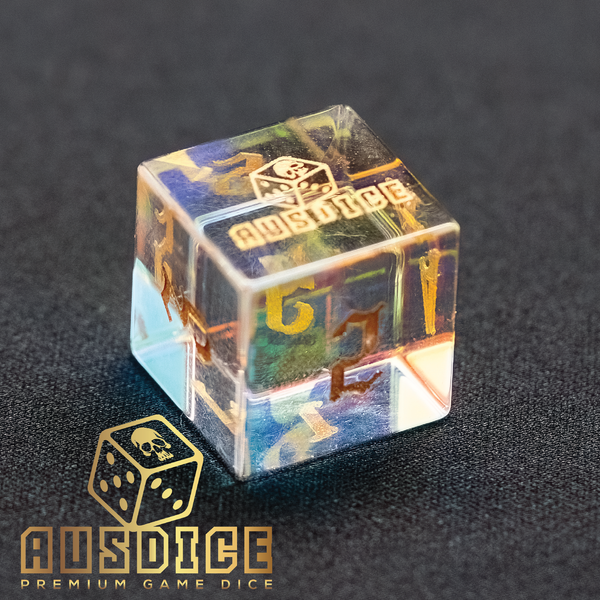 Translucent Crystal Polyhedral Dice Set