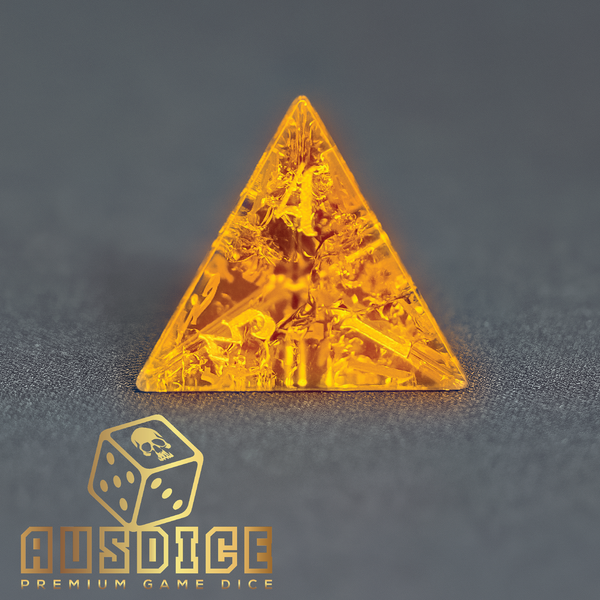 Flame Polyhedral Dice Set