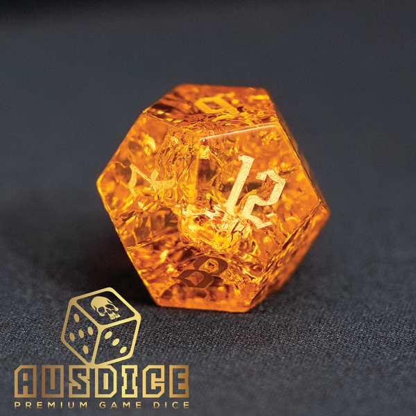 Flame Polyhedral Dice Set