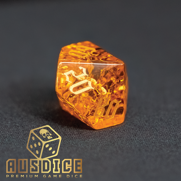Flame Polyhedral Dice Set