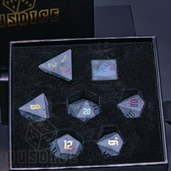 Celestial Storm Polyhedral Dice Set