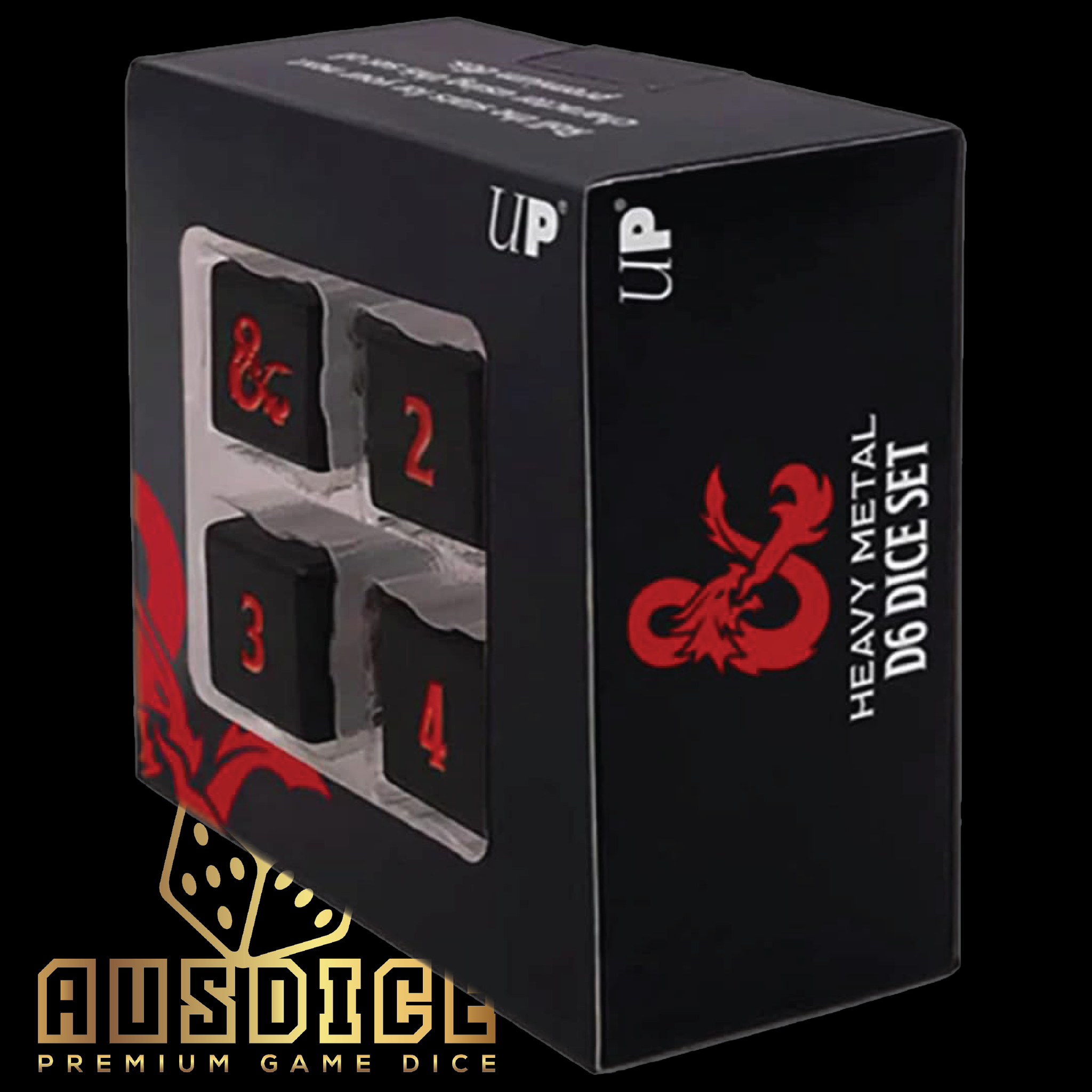 Dungeons & Dragons Heavy Metal D6 Dice Set by Ultra Pro