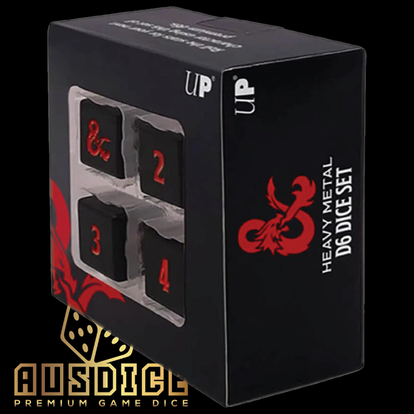 Dungeons & Dragons Heavy Metal D6 Dice Set by Ultra Pro