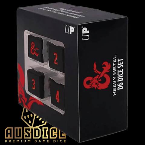 Dungeons & Dragons Heavy Metal D6 Dice Set by Ultra Pro