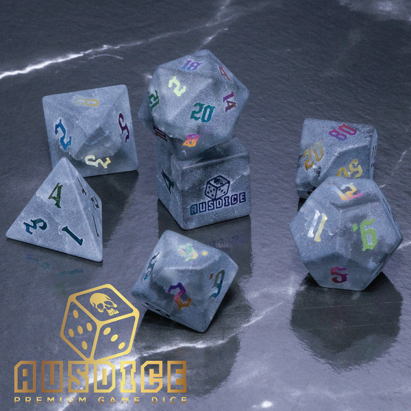 Celestial Storm Polyhedral Dice Set