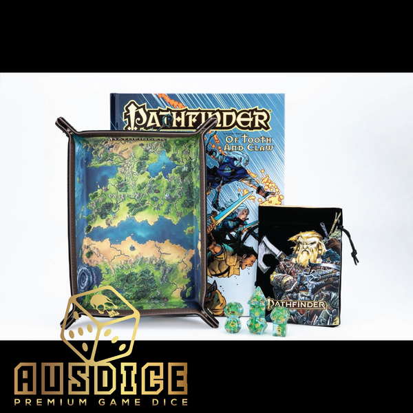 Pathfinder Bundle: Dice Tray, Bag, Dice Set and Hardcover Book