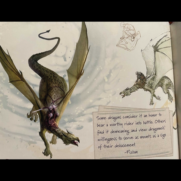 D&D Fizban's Treasury of Dragons Hardcover Book