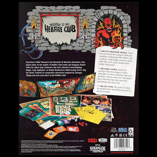 D&D Stranger Things: Welcome to the Hellfire Club (Boxed Set)
