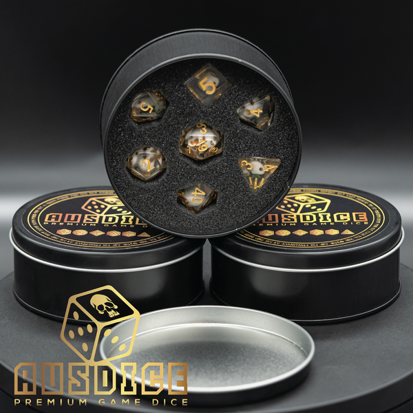 Skull Moss Resin Polyhedral 7-Die Set