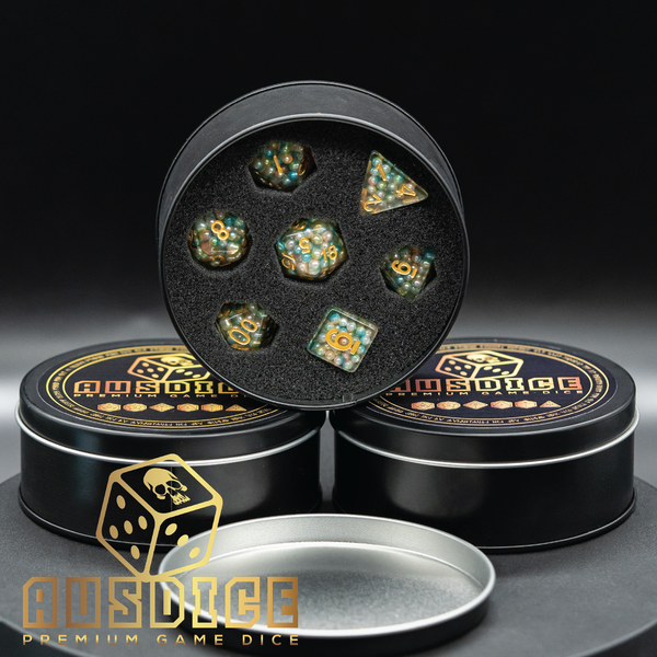 Ocean Pearls Resin Polyhedral 7-Die Set