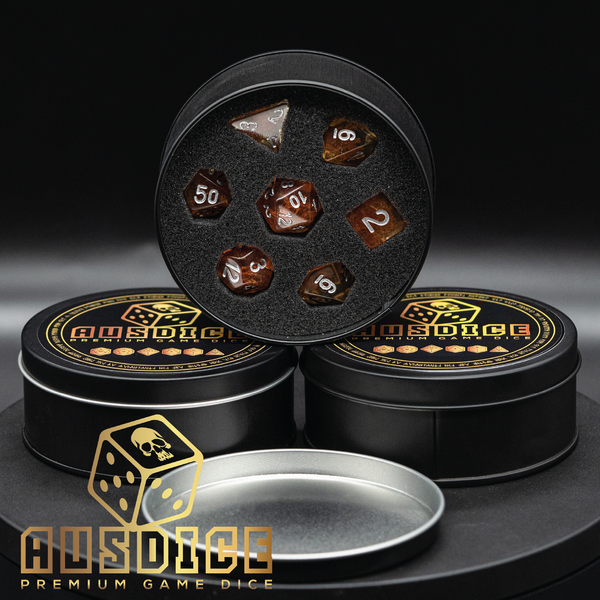 Citrus Cloud Resin Polyhedral 7-Die Set