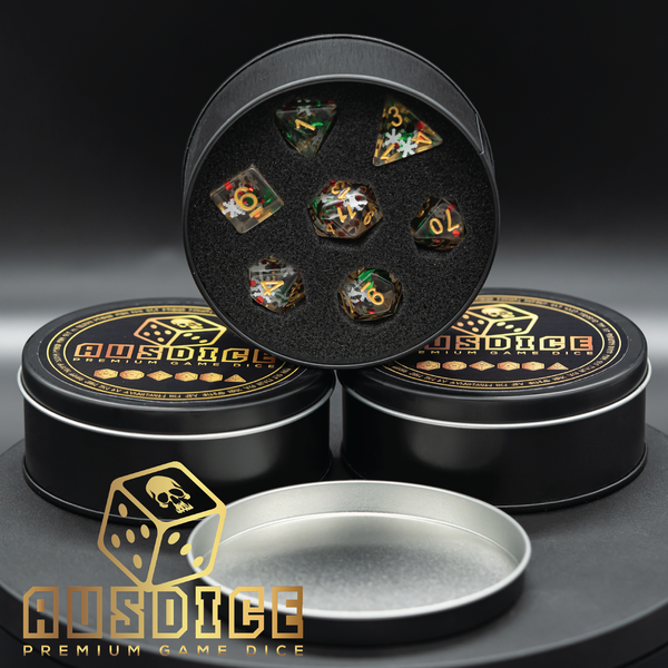 Christmas Tree Resin Polyhedral 7-Die Set