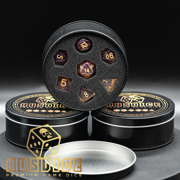 Chameleon Cloud Resin Polyhedral 7-Die Set