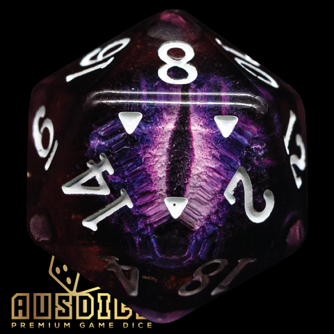 The Dragon's Eye D20 Purple