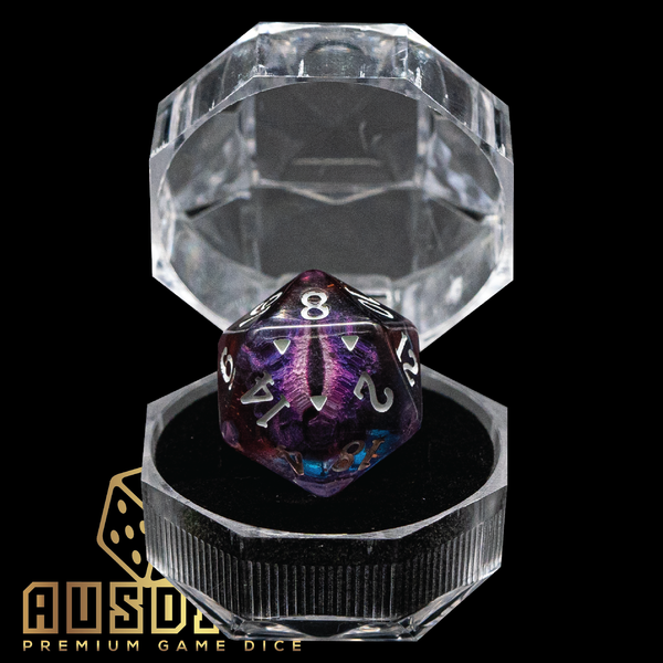 The Dragon's Eye D20 Purple